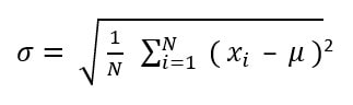 Standard Deviation Formula