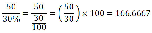 Percentage Calculation