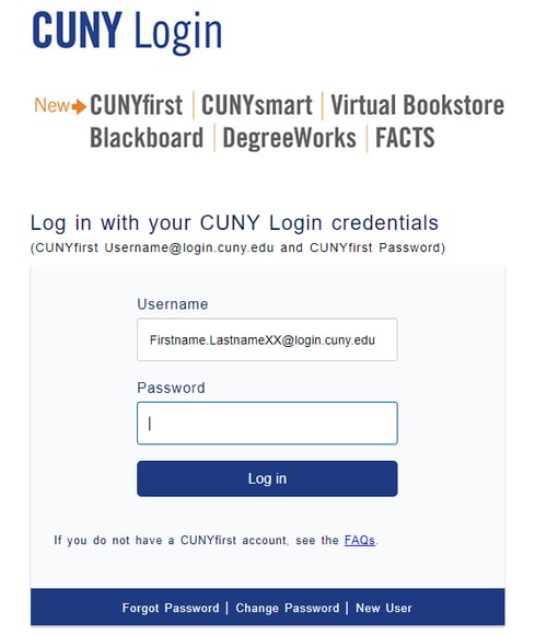 CUNYfirst Login