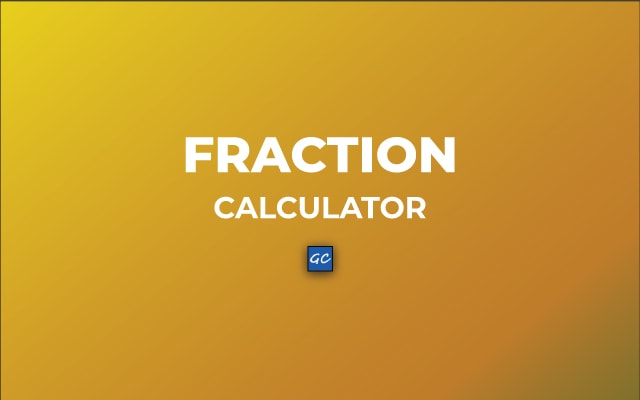 Fraction Calculator - Simple and Mixed